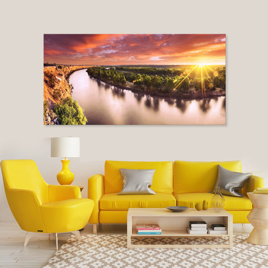 Murray River - Ready to hang Canvas Print - CN484 - 70x140
