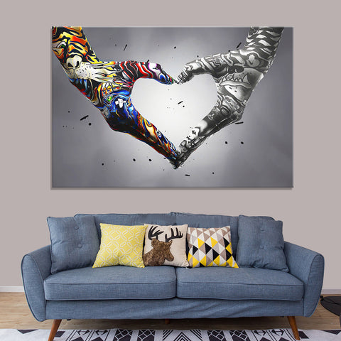 Hands of Love - Ready to hang Canvas Print - CN489 - 80x120cm