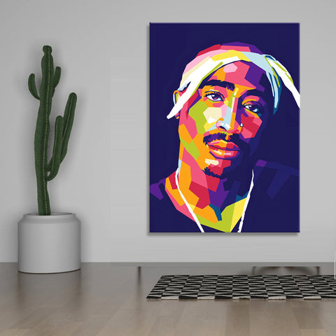 Tupac - Ready to Hang Canvas Print - CN512 - 50x70cm