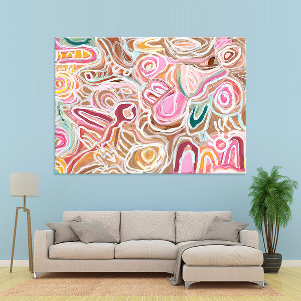 Converging Bliss - Ready to Hang Canvas Print - CN516 - 50x70cm