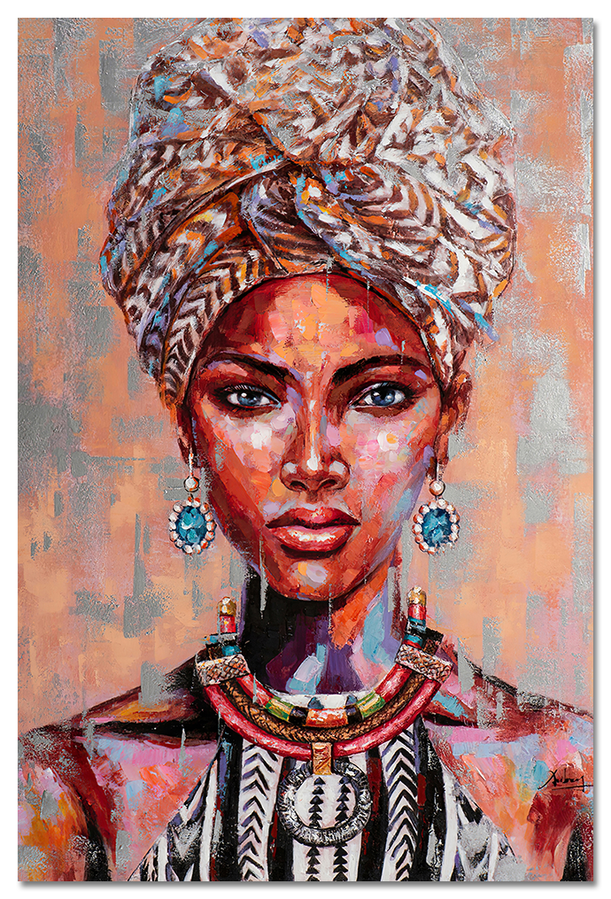 Portrait of Beauty - Canvas Art Print - CN624