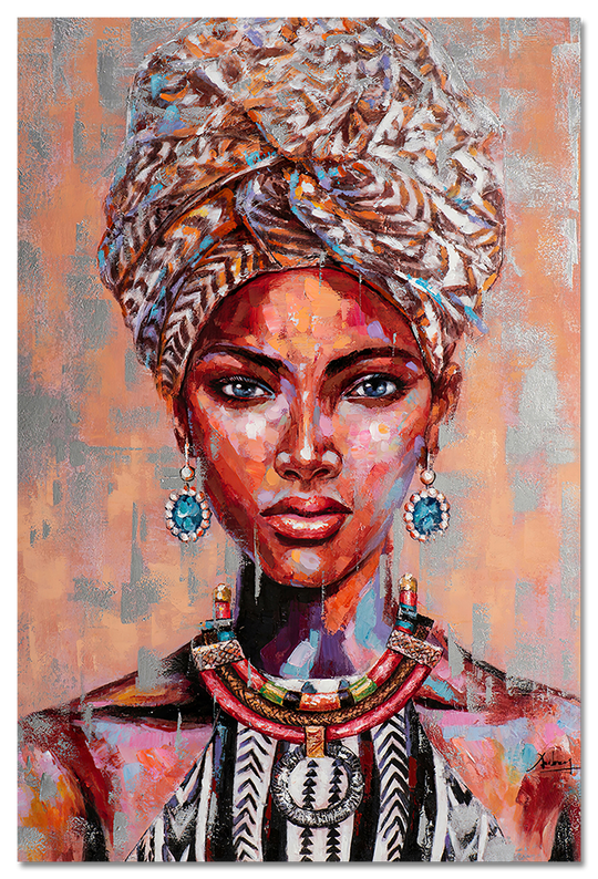 Portrait of Beauty - Canvas Art Print - CN624