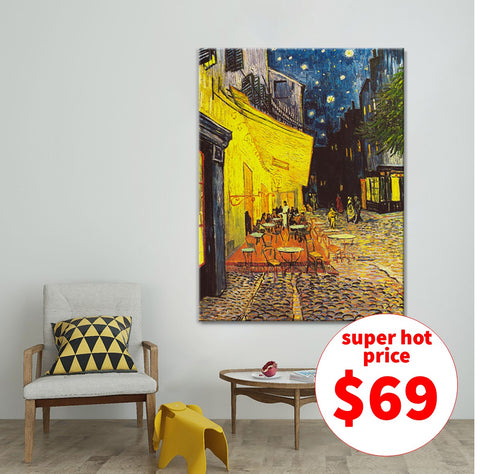 Cafe Terrace - Van Gogh Canvas Art Print - CN628