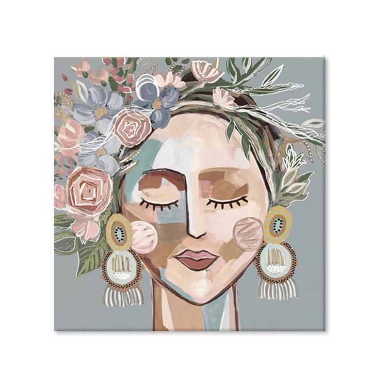 Grey Dotti - Canvas Art Print - CN668 Asst Sizes