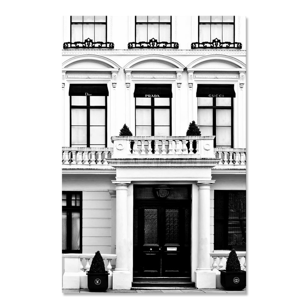 Shop Fronts - Canvas Print Art - CN743 - 80x120cm