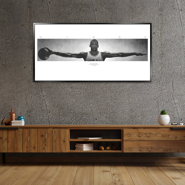 Michael Jordan Wings - Shadow Framed Art - CNL357 - 60x120cm