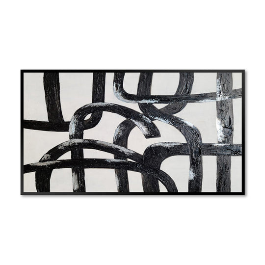 Obfuscated Links - Embellished Art with Floating Frame - CNL369 - 100x150cm