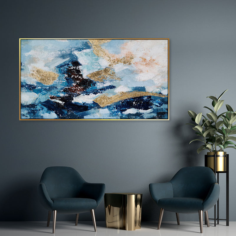 Summit of Abstraction - Embellished Art with Floating Frame - CNL376