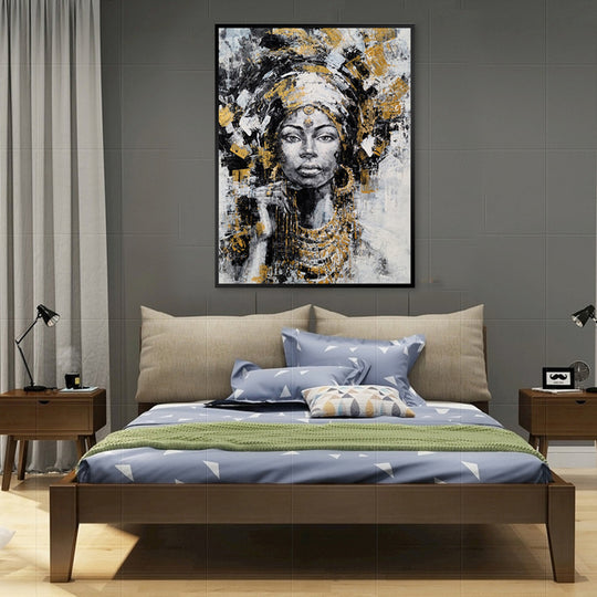 Ablazing Beauty - Embellished Art with Floating Frame - CNL393 - 100x150cm