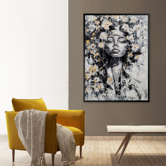 Enamouring Beauty - Embellished Art with Shadow Frame - CNL395 - 100x150cm