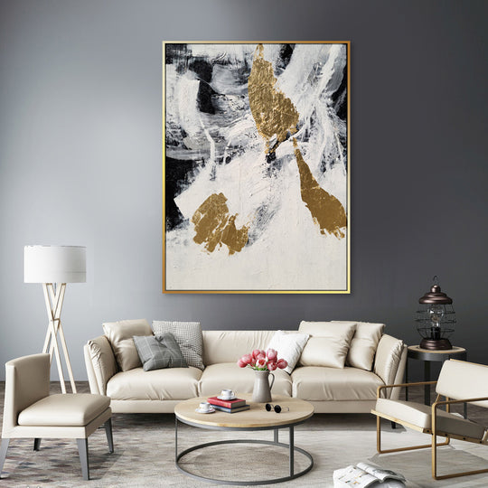 Gold's Tenaciousness - Embellished Art with Floating Frame - CNL399 - 75x100cm