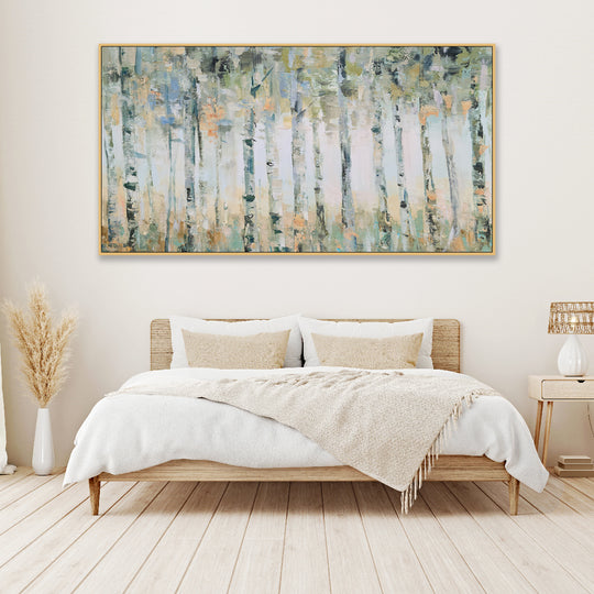 Birch Trees - Shadow Framed Art - CNL4501 - 80x150