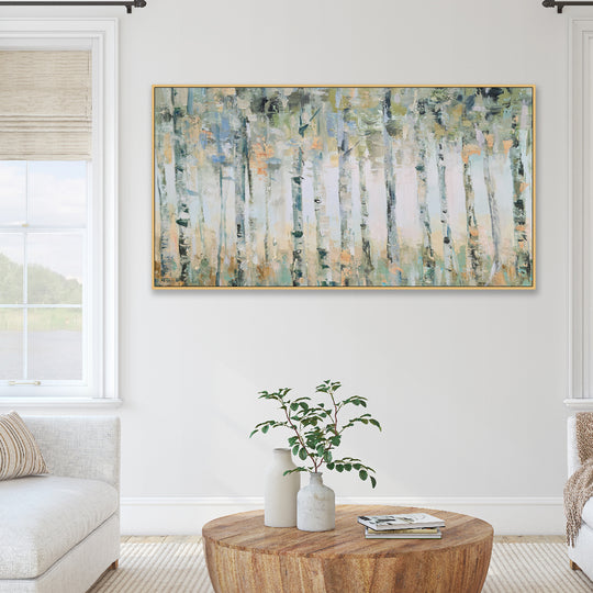 Birch Trees - Shadow Framed Art - CNL4501 - 80x150