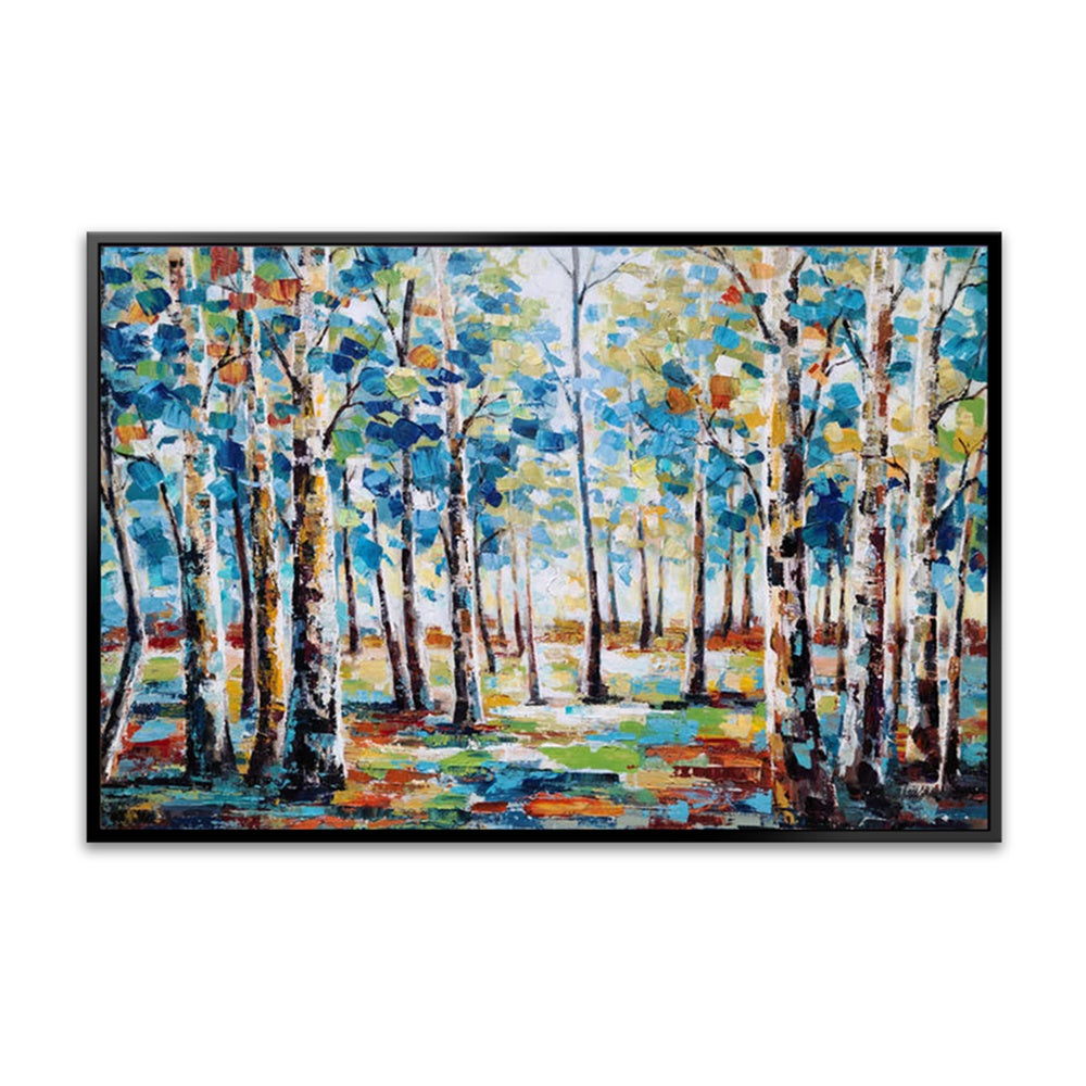 Colourful Forest Dream - Embellished Art with Shadow Frame - CNL451 - 80x120cm