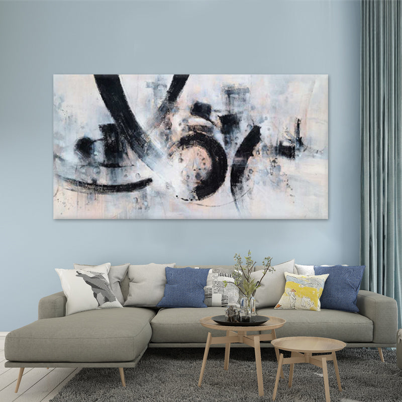 Monochrome Motion - Embellished Art with Shadow Frame - CNL454