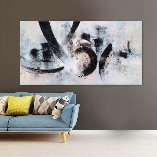 Monochrome Motion - Embellished Art with Shadow Frame - CNL454