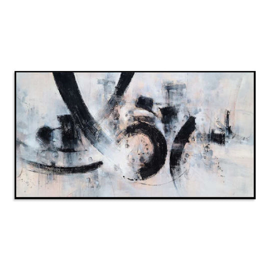 Monochrome Motion - Embellished Art with Shadow Frame - CNL454