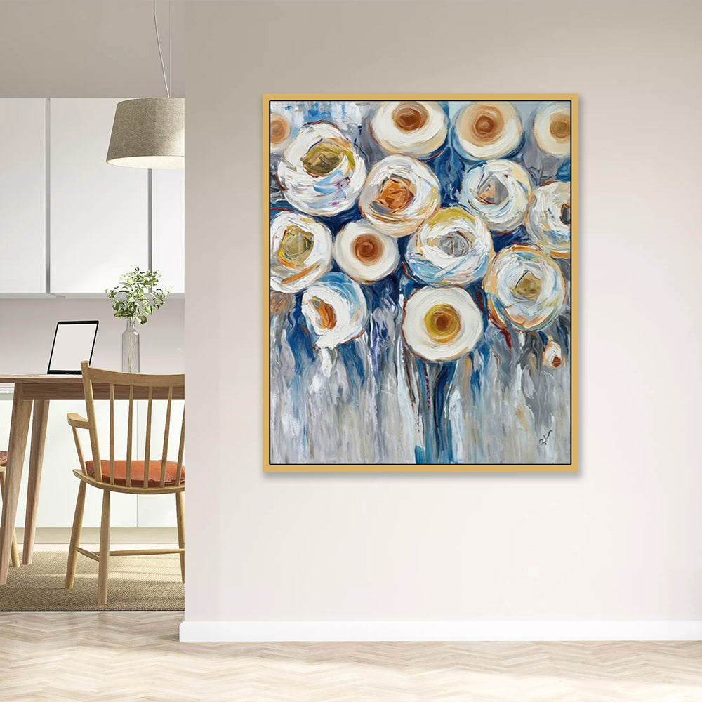 Cool Bouquet - Shadow Framed Art - CNL456 - 50x60cm