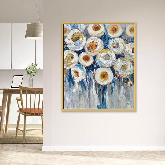 Cool Bouquet - Shadow Framed Art - CNL456 - 50x60cm