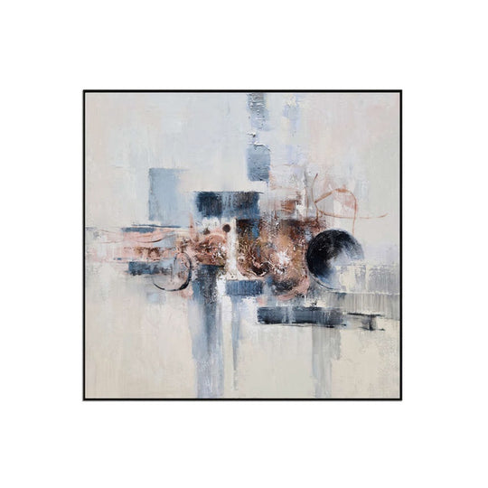 Abstract Harmony - Embellished Art with Shadow Frame - CNL459 - 90x90cm