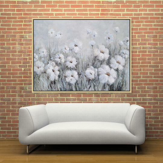 Whispering White Blossoms - Embellished Art with Shadow Frame - CNL460 - 80x120cm - Priceless ART:  Australia's Largest Range of Affordable ART