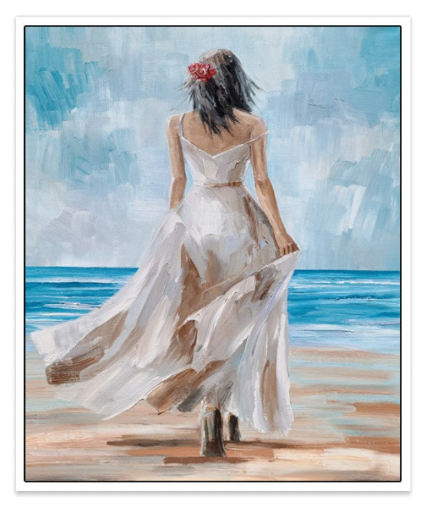 Beauty and the Beach - Shadow Framed Art - CNL4601 - 50x60cm