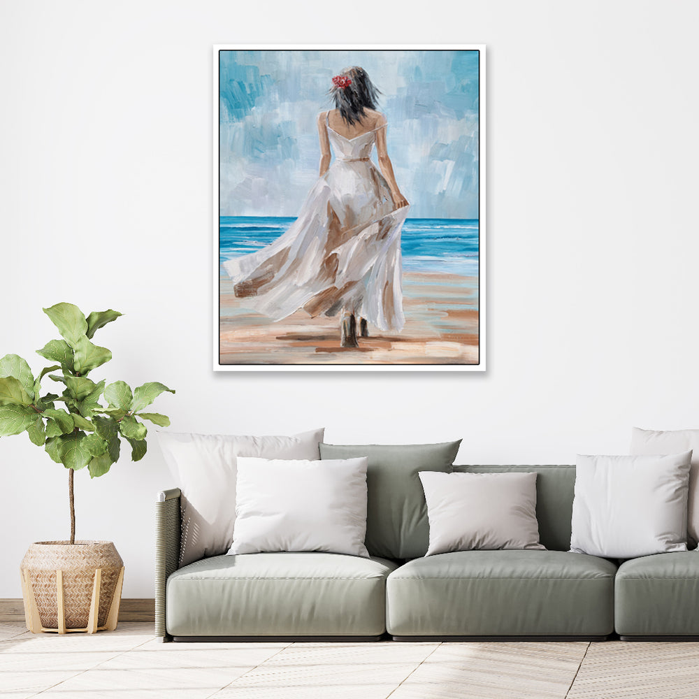 Beauty and the Beach - Shadow Framed Art - CNL4601 - 50x60cm