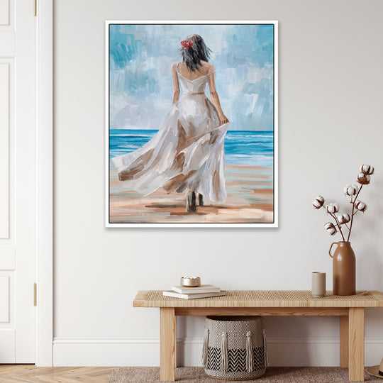 Beauty and the Beach - Shadow Framed Art - CNL4601 - 50x60cm