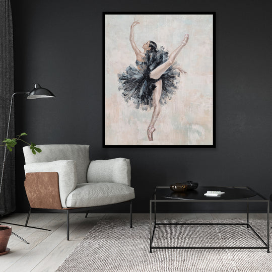Ballerina Pose - Shadow Framed Art - CNL4621 - 50x60cm