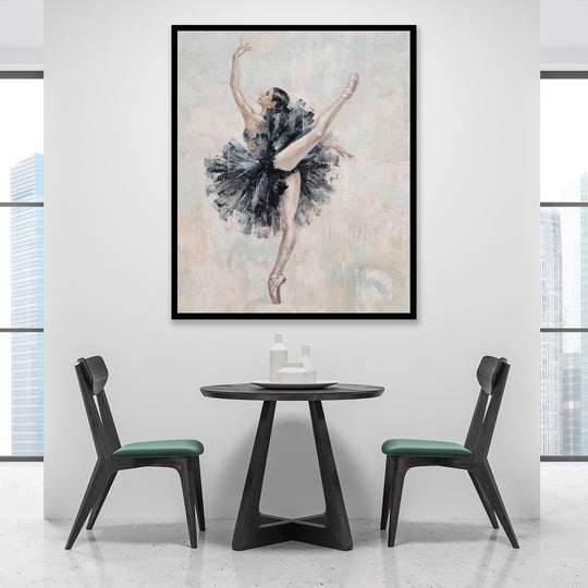Ballerina Pose - Shadow Framed Art - CNL4621 - 50x60cm