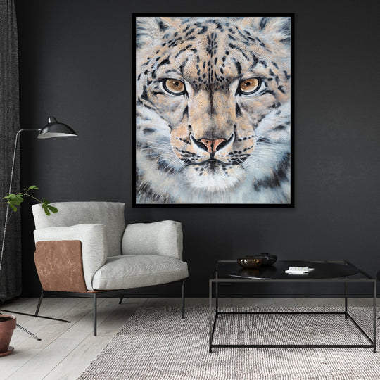Feline Gaze - Shadow Framed Art - CNL4641 - 50x60cm