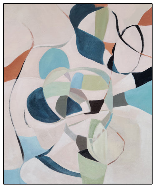 Pastel Forms 1 - Shadow Framed Art - CNL4651 - 50x60cm