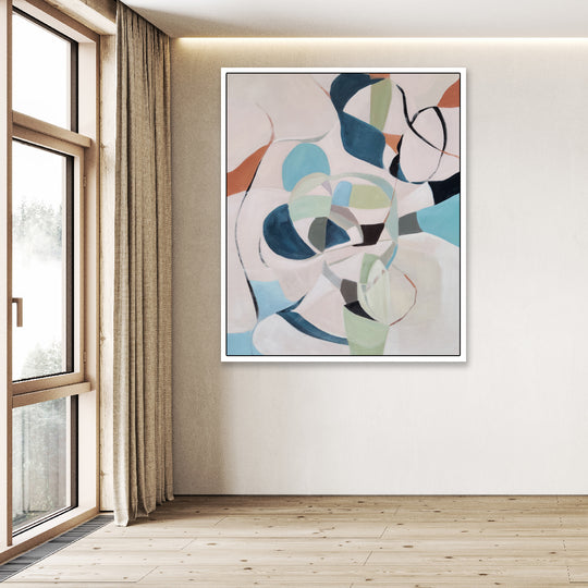 Pastel Forms 1 - Shadow Framed Art - CNL4651 - 50x60cm