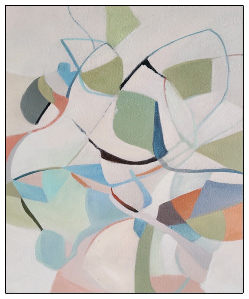 Pastel Forms 2 - Shadow Framed Art - CNL4661 - 50x60cm