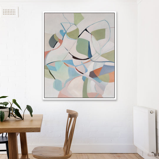 Pastel Forms 2 - Shadow Framed Art - CNL4661 - 50x60cm