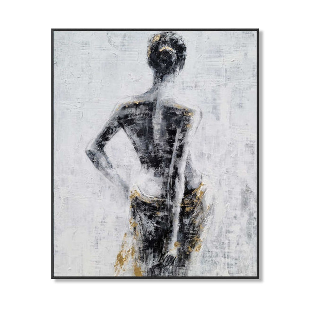 Poised Silhouette - Embellished Art with Shadow Frame - CNL470 - 75x100cm