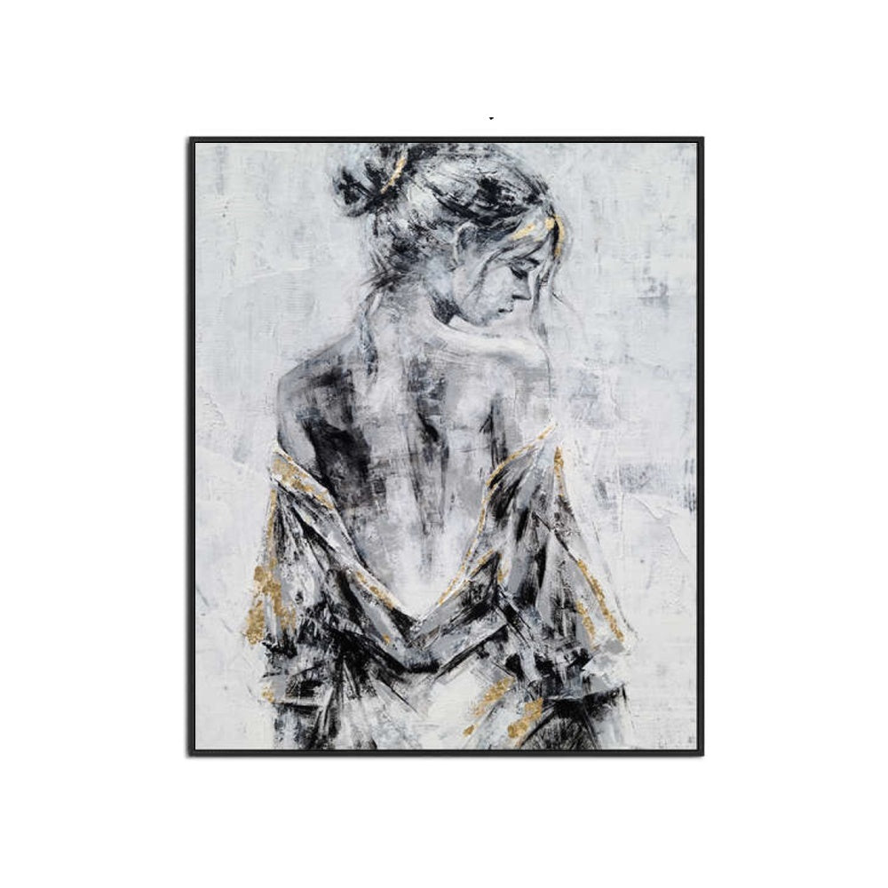 Silent Reflection - Embellished Art with Shadow Frame - CNL471 - 75x100cm