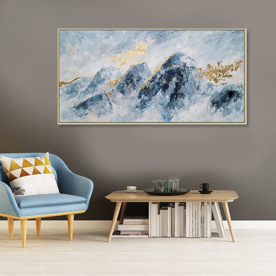 Peak of Abstraction - Embellished Art with Shadow Frame - CNL482