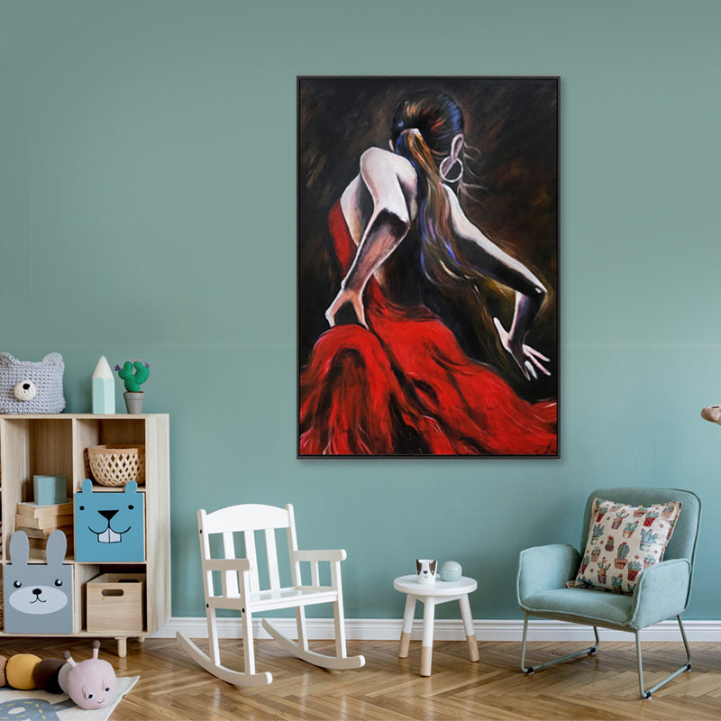 Passion in Motion - Embellished Canvas Art in Black Shadow Frame - 100x150cm - CNL497