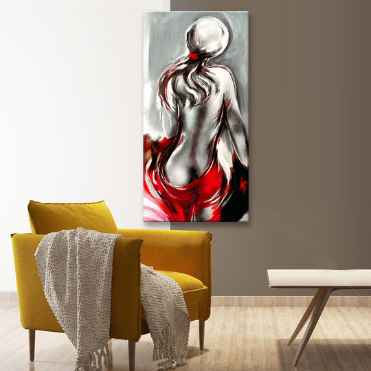 The Nude - Hand Embellished Canvas Art - EA146 - 60x120cm