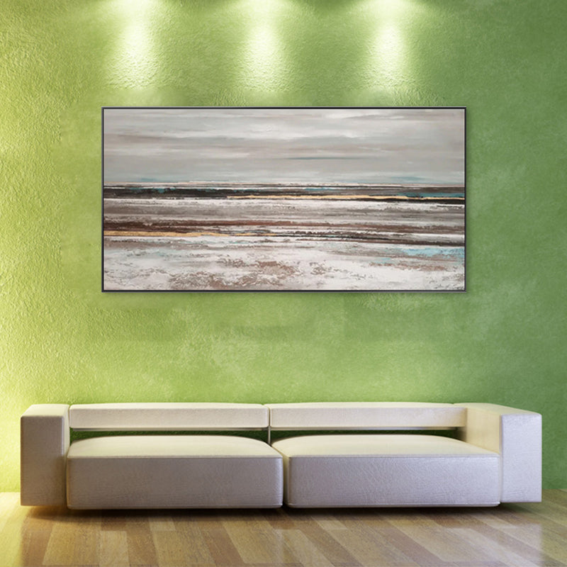 Waves of Earth - Shadow Framed Embellished Art - EA205
