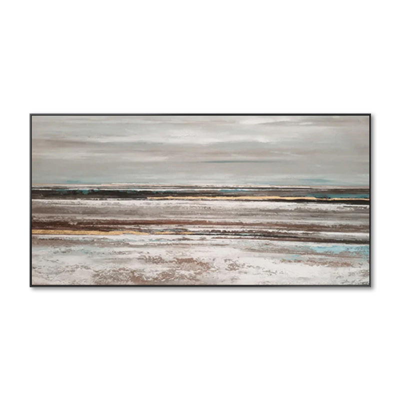Waves of Earth - Shadow Framed Embellished Art - EA205