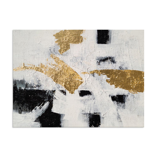 Golden Imposition - Large Scale 150x230cm Embellished Canvas Art - EA289