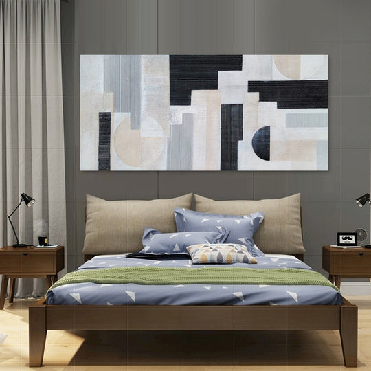 Segmented Forms - Embellished Mixed Media Art - EA296 - Asst Sizes