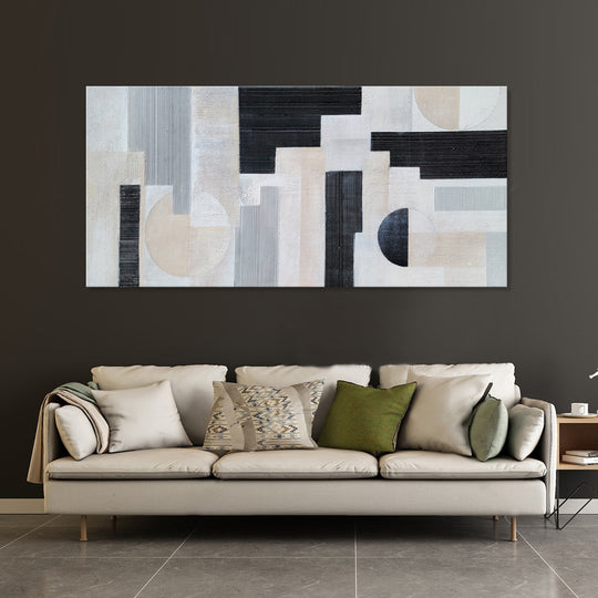 Segmented Forms - Embellished Mixed Media Art - EA296 - Asst Sizes
