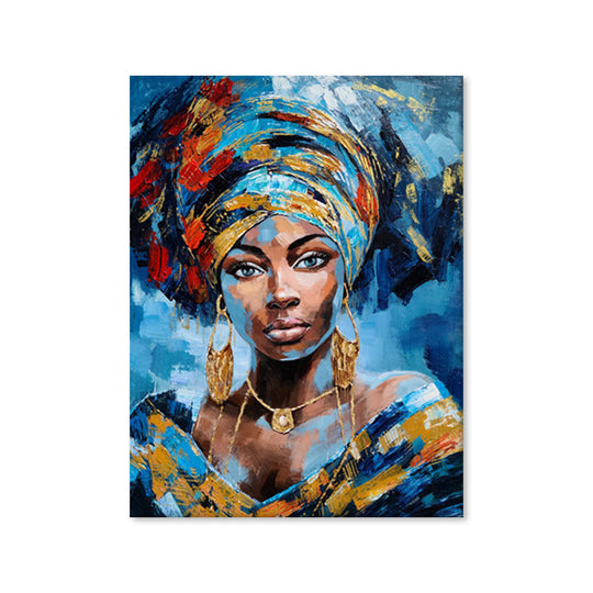 Exotic Beauty - Embellished Mixed Media Art - EA298 - 80x120cm