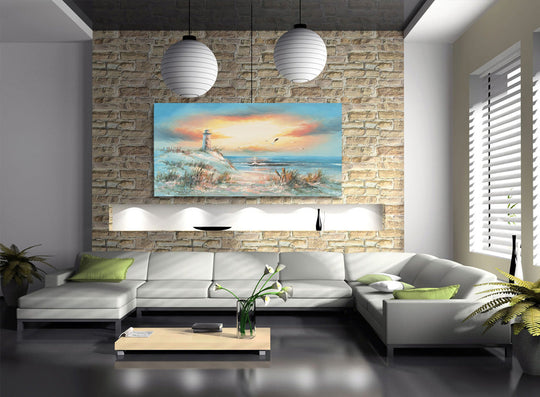The Lighthouse - Asst Sizes Canvas Art - EA313