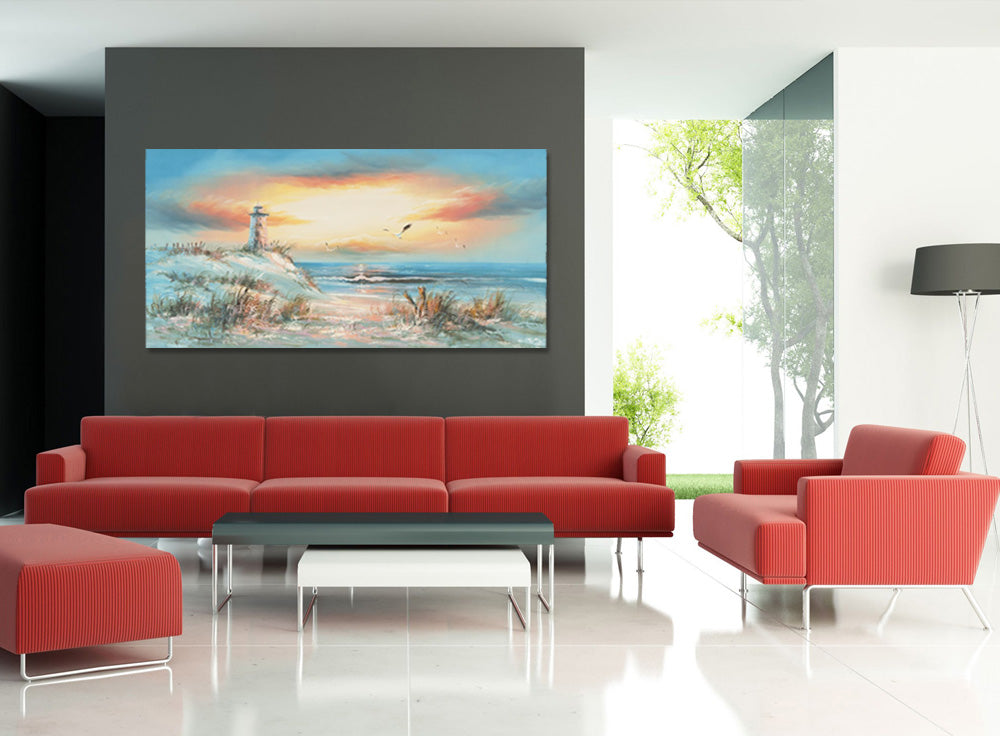 The Lighthouse - Asst Sizes Canvas Art - EA313