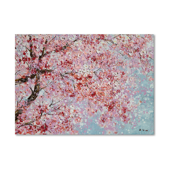 Cherry Blossoms - Embellished Mixed Media Art - EA359 - 80x120cm