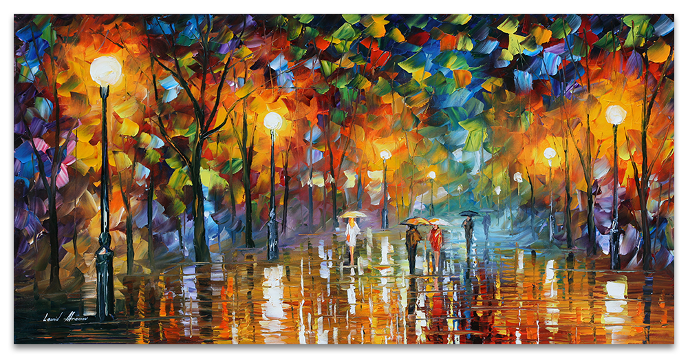 Large Scale Leonid Afremov Embellished Art - 100x200cm - EA375